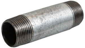 Nippelrør 3/4" x 40 mm - galvaniseret