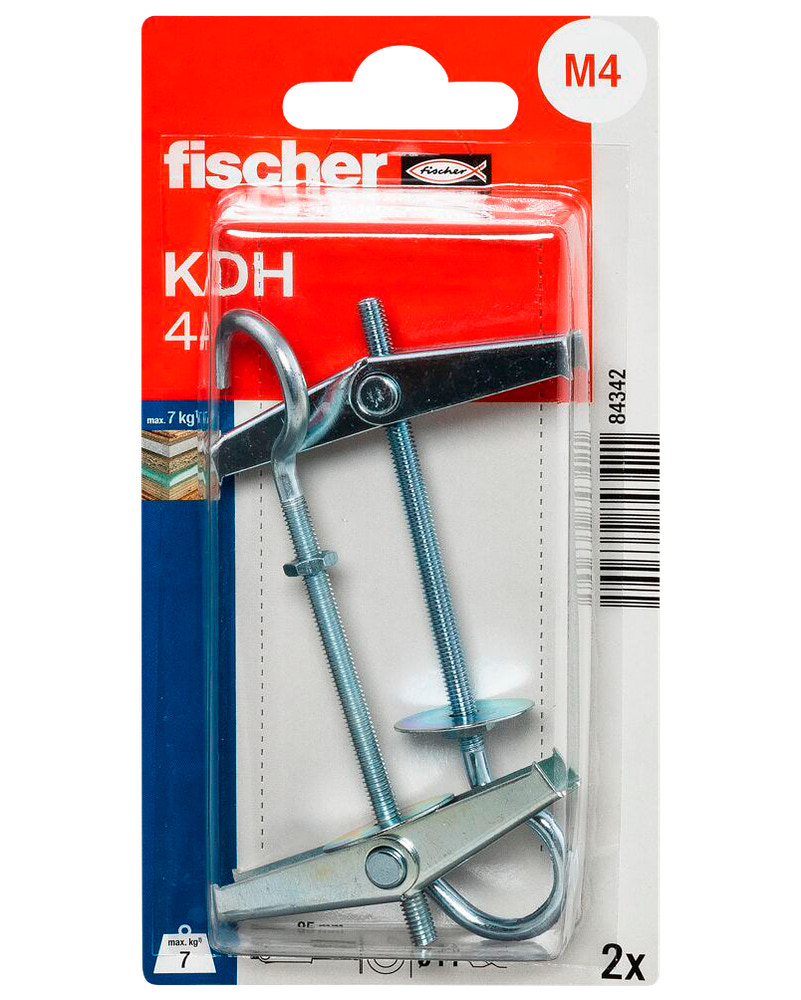 Fischer Kipdyvel KDH 4 2 stk.