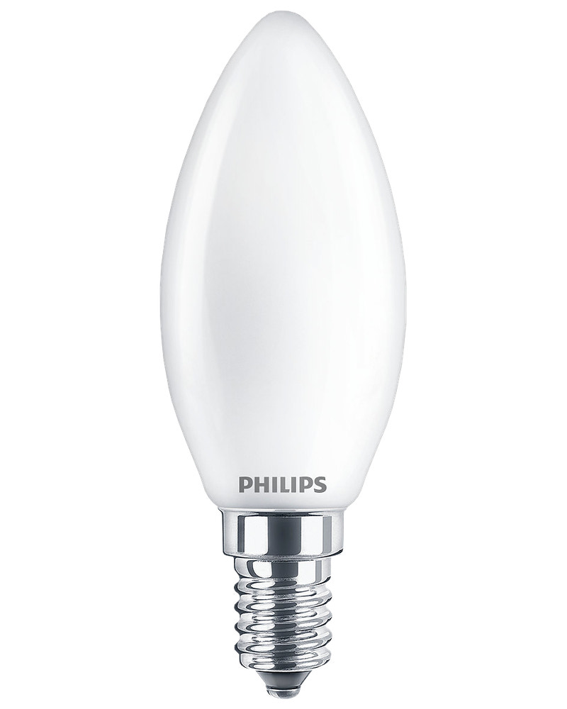 LED-pære 4,3W E14 B35 2-pak