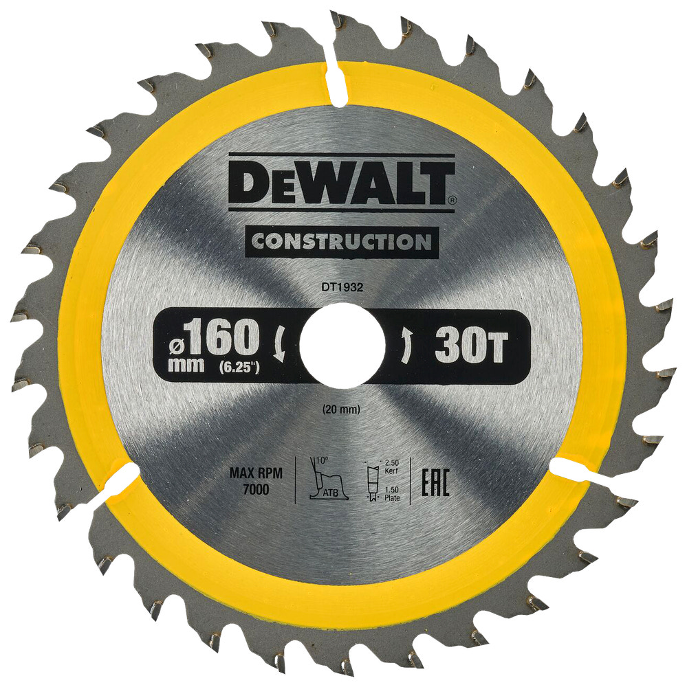 Dewalt sågklinga 160 mm DT1932