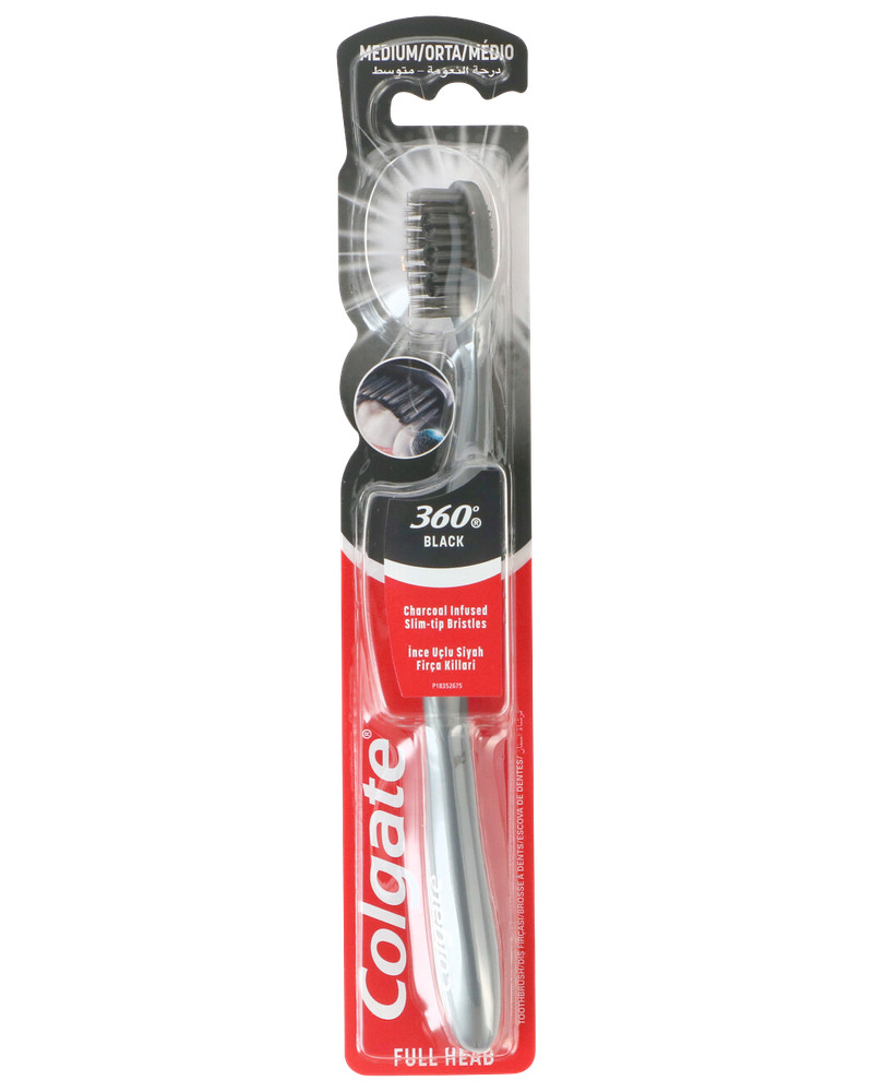 COLGATE TANDBORSTE 360 BLACK