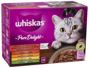 Whiskas Pure Delight 1 år+ 12 x 85 g