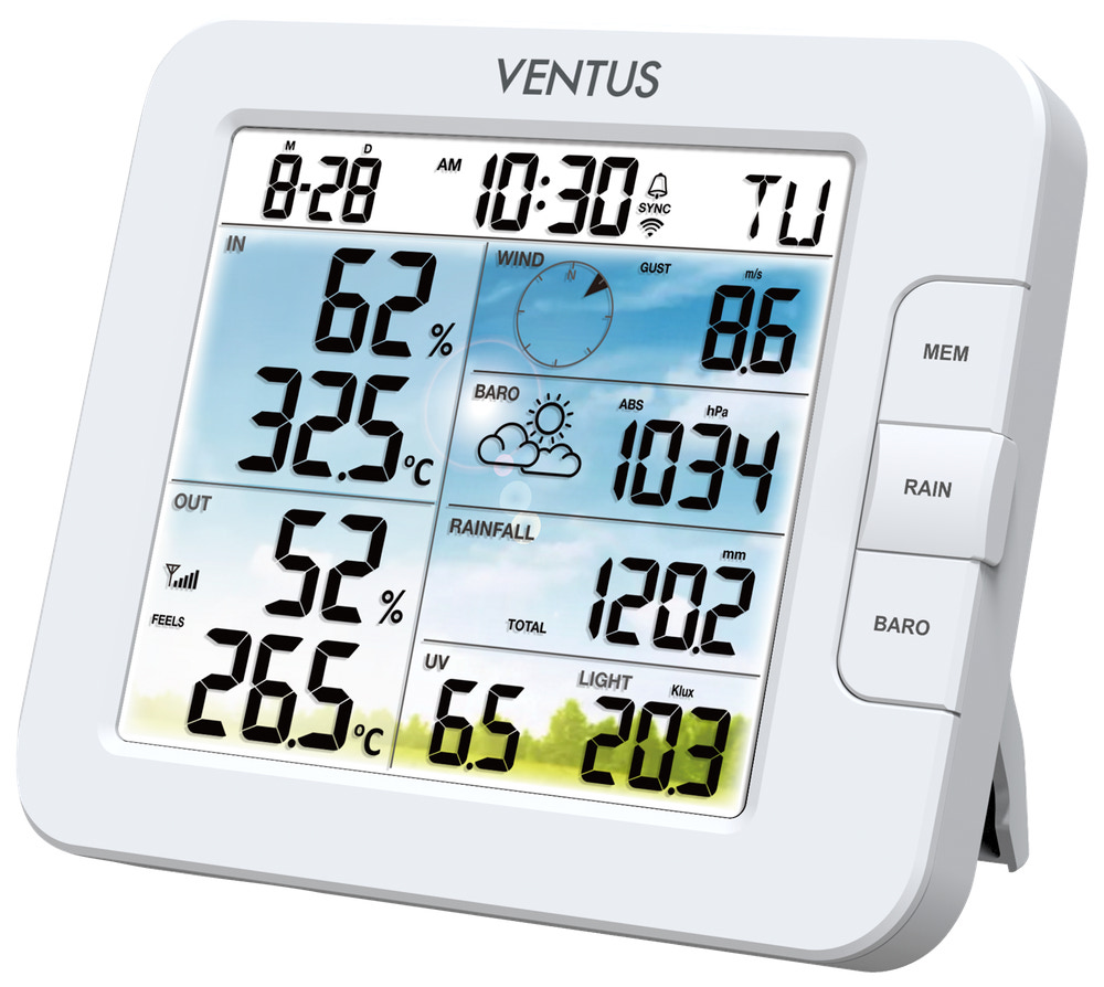 VENTUS WIFI vejrstation W838