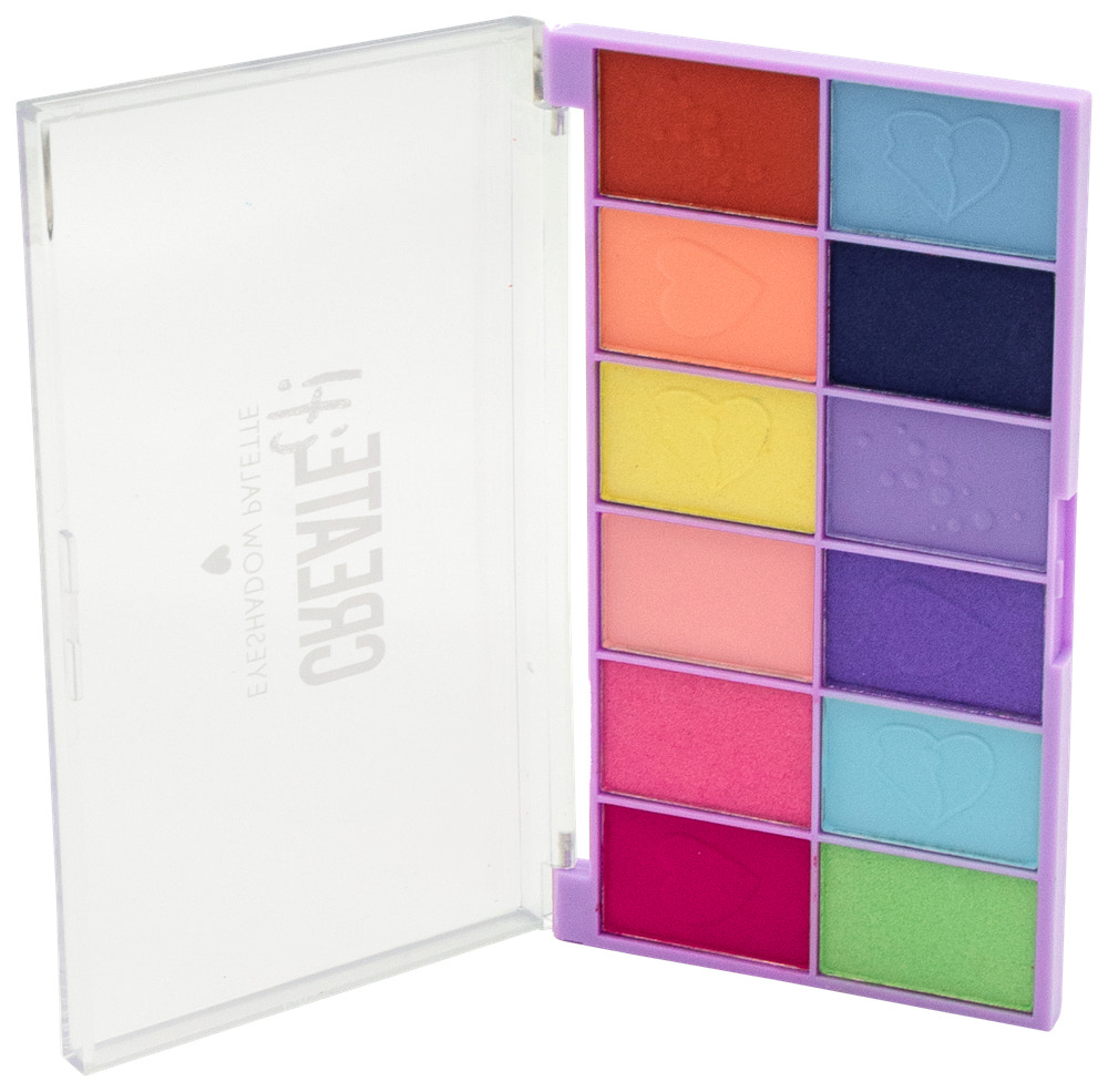 CREATEit Øjenskygge palette - assorterede farver