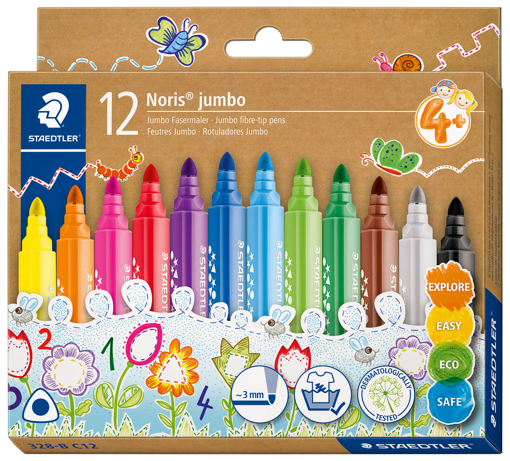 STAEDTLER FIBERPENNA JUMBO 12