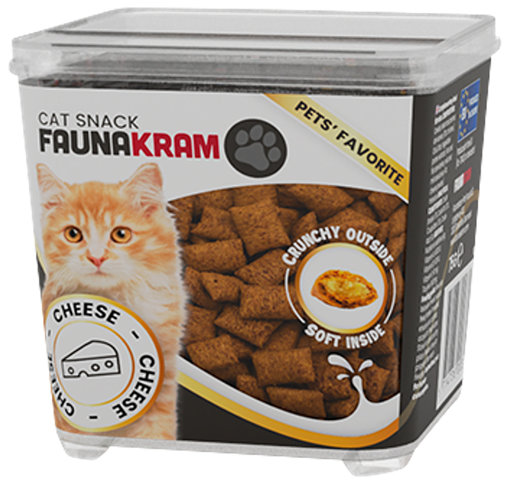 Faunakram Kattesnacks Cheese bites 75 g