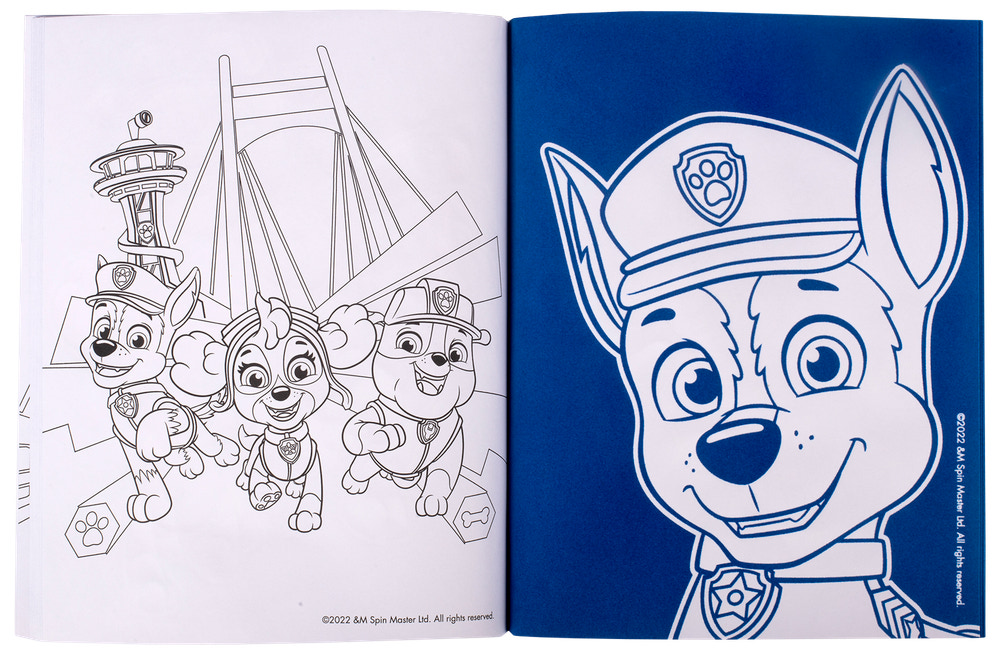 Paw Patrol målarbok