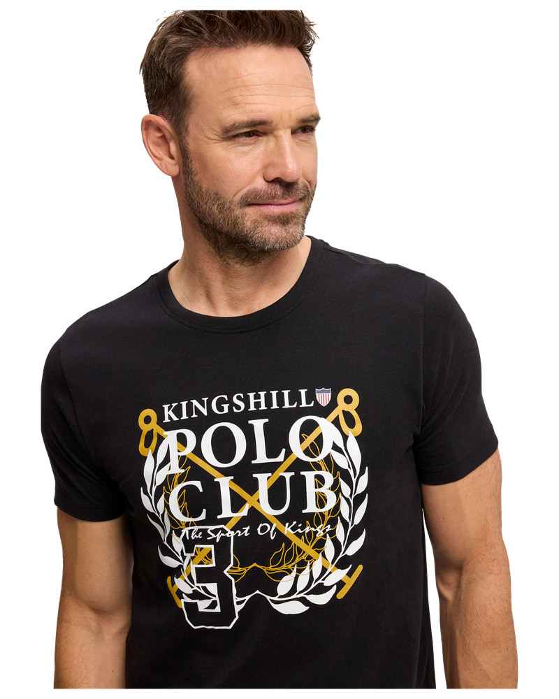 KINGSHILL Polo Club T-shirt - svart