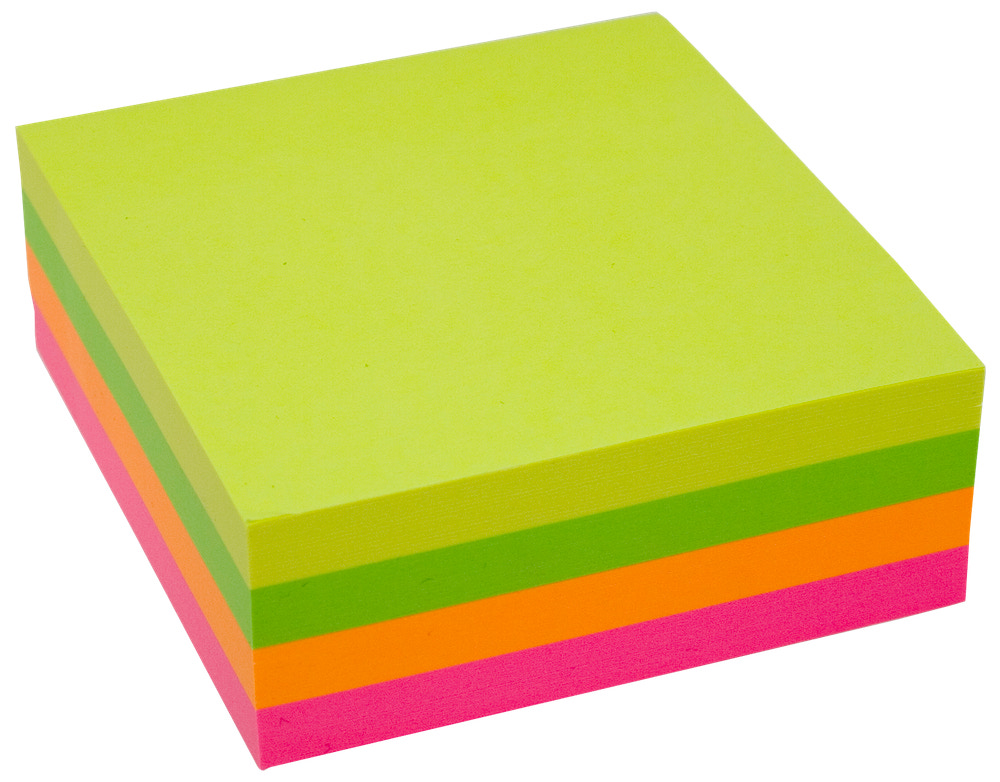 Sticky notes 76 x 76 mm 320 ark - neon