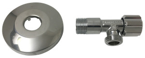 Stopventil 1/2" x 1/2" med roset