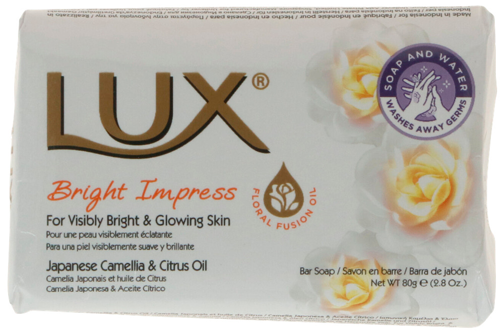 LUX Sæbebar 80 g - Bright Impress