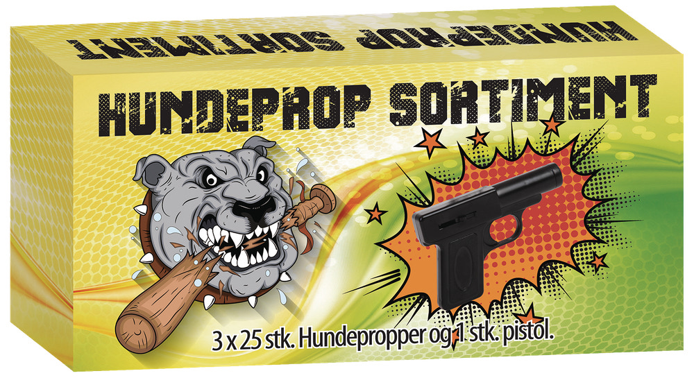 Hundeprop 3-pak med pistol