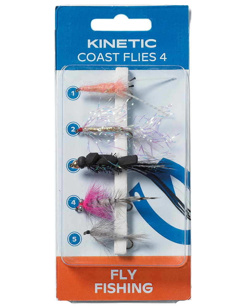 Kinetic coast flies 4 5-pack