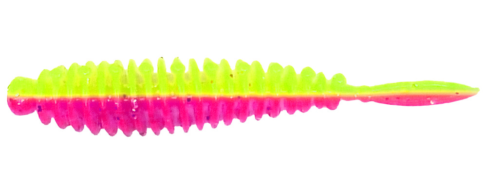 FLEXIBAIT FAT WORM 1 PINK/YELL