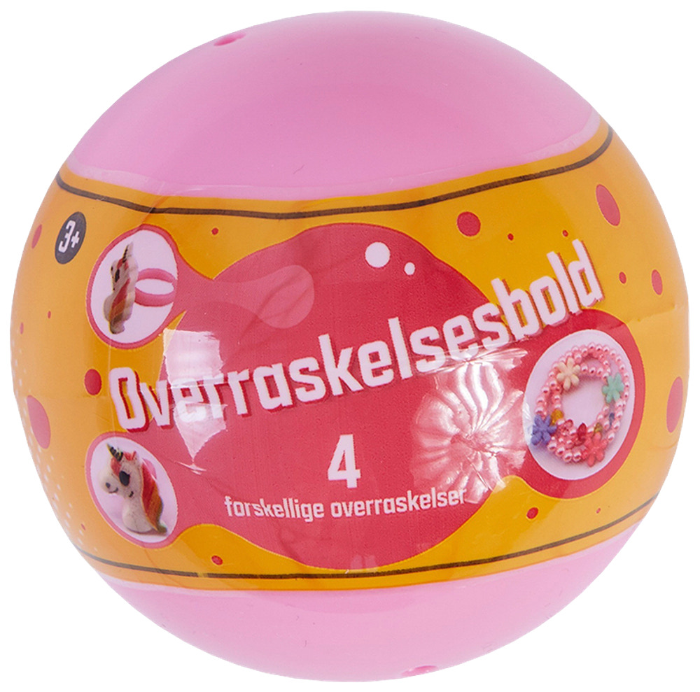 Overraskelsesbold  Ø8 cm - assorterede varianter