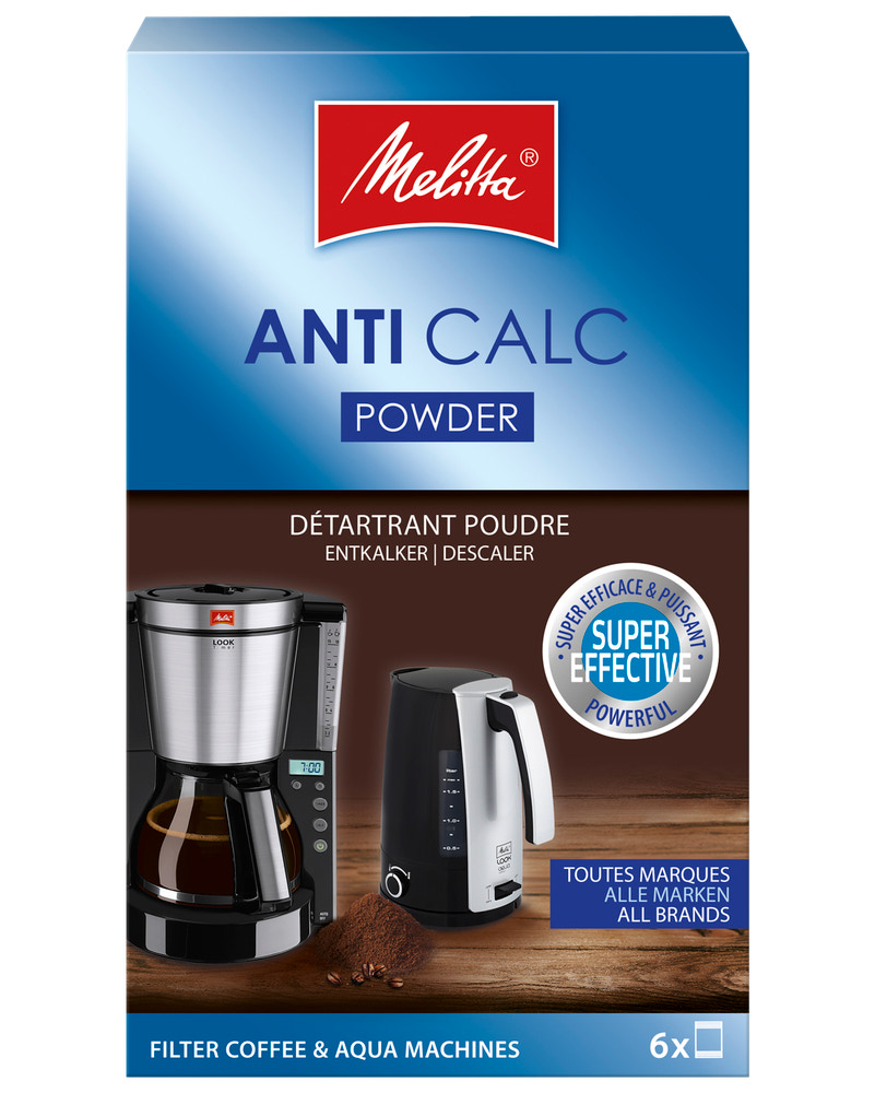 Melitta afkalkerpulver 6 x 20 g