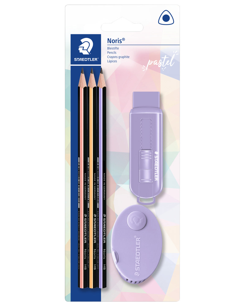 Staedtler Blyant pastel med viskelæder og spidser