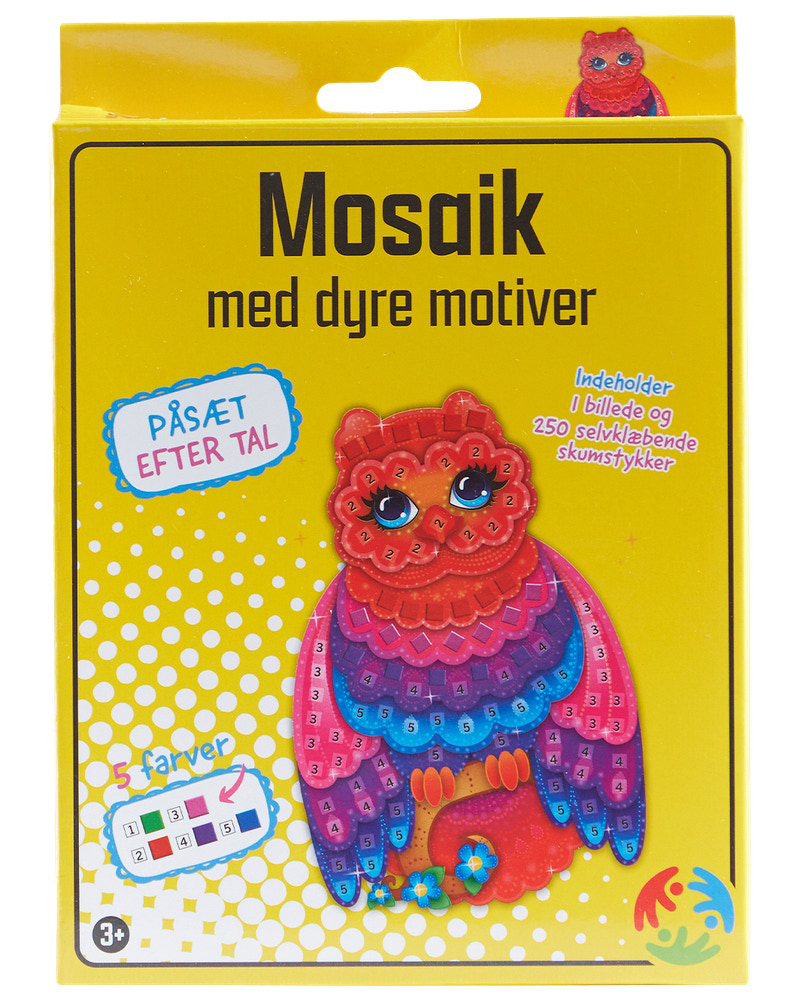 Mosaik med motiv - assorterede motiver