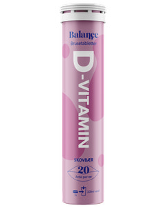 Balance D Vitamin Brusetabletter 20 stk.