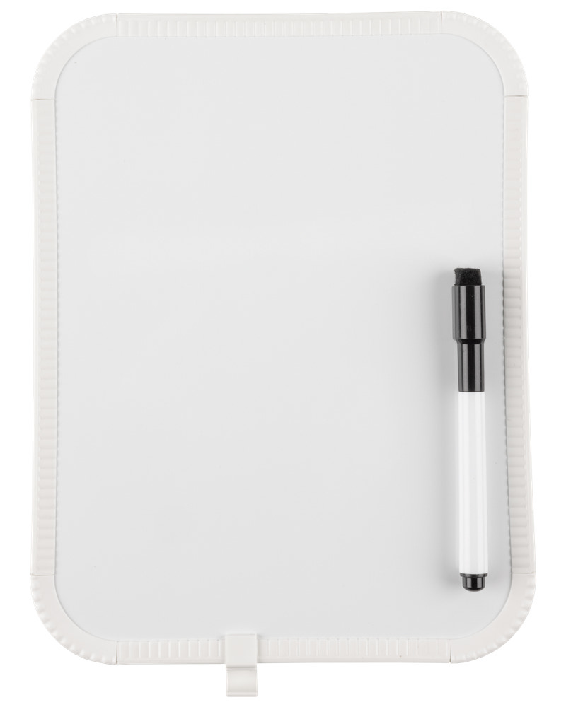 Magnetisk whiteboardtavle A4 assorteret