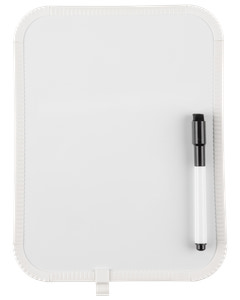 Magnetisk whiteboardtavle A4 assorteret