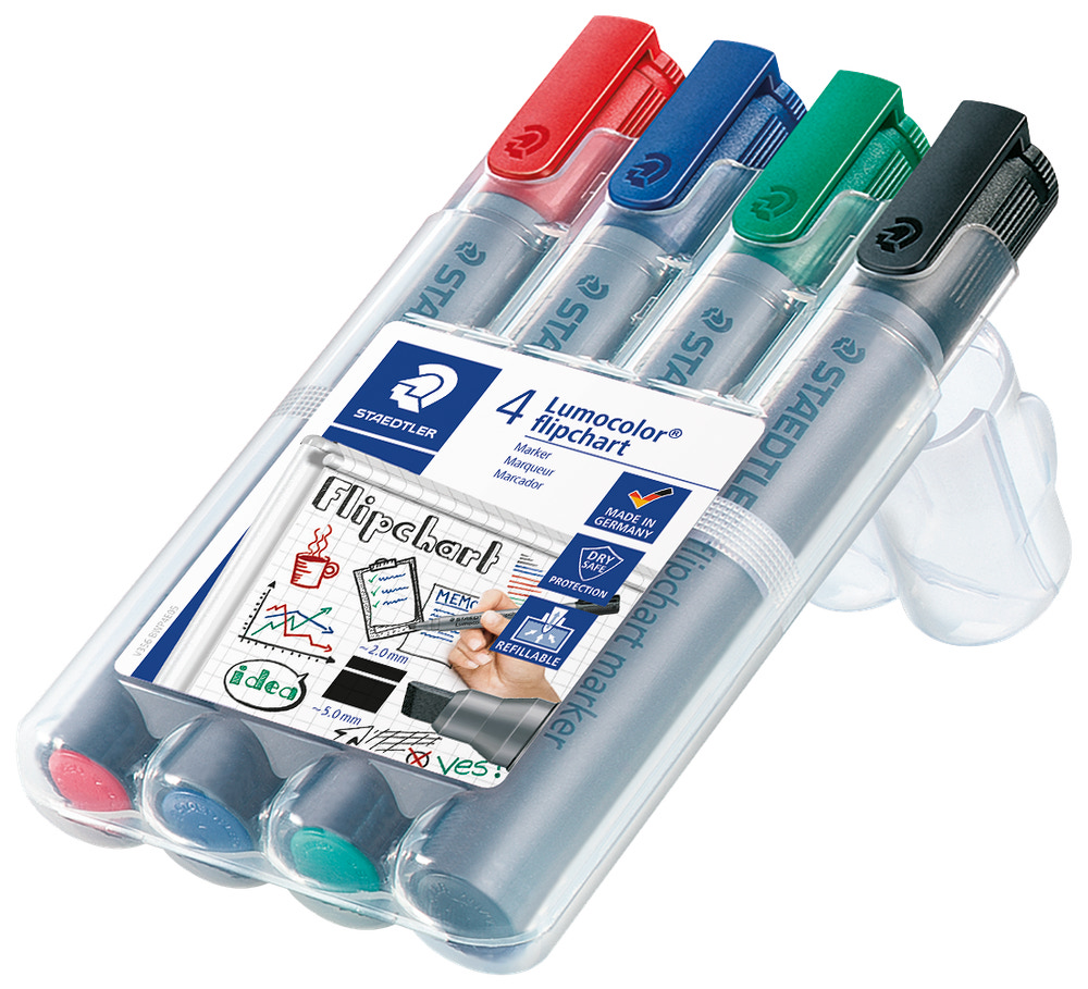 Staedtler Lumocolor Flipchart Marker 4-pack