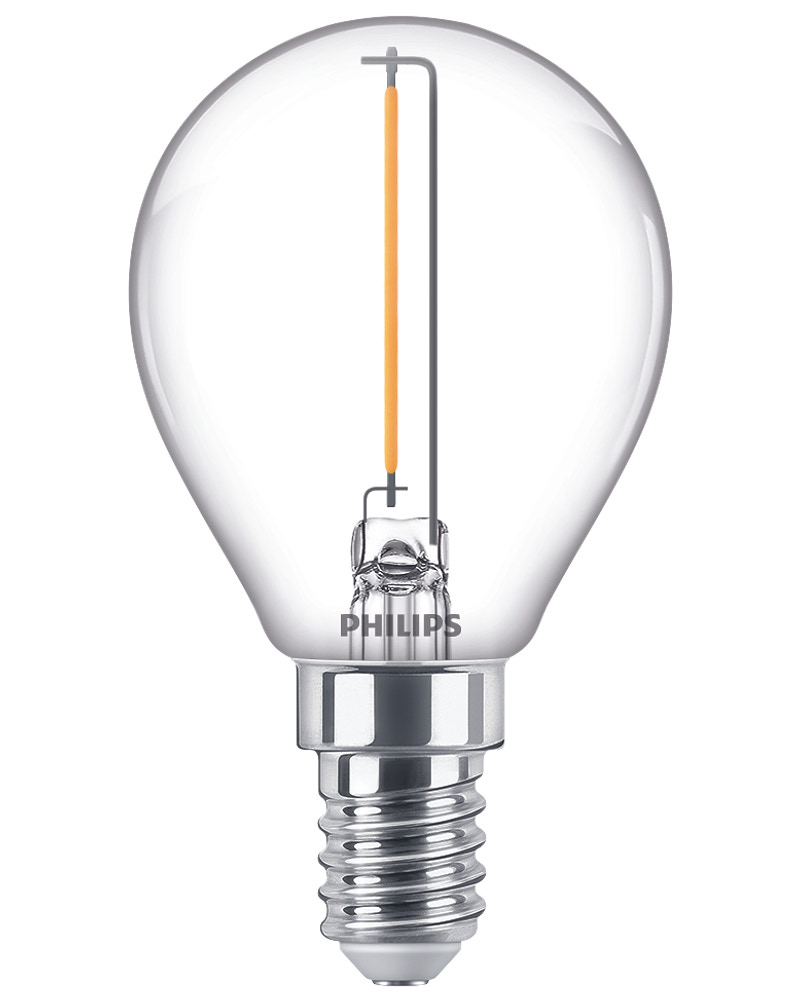 PHILIPS LED klotlampa 2W E14 P45