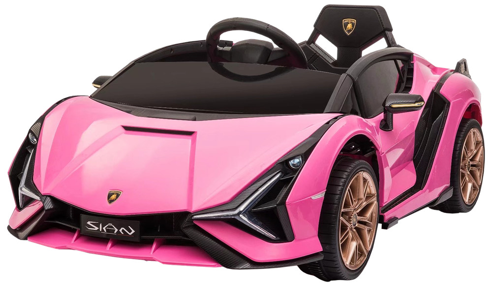 Lamborghini Elbil Sian 4 x 12V - pink