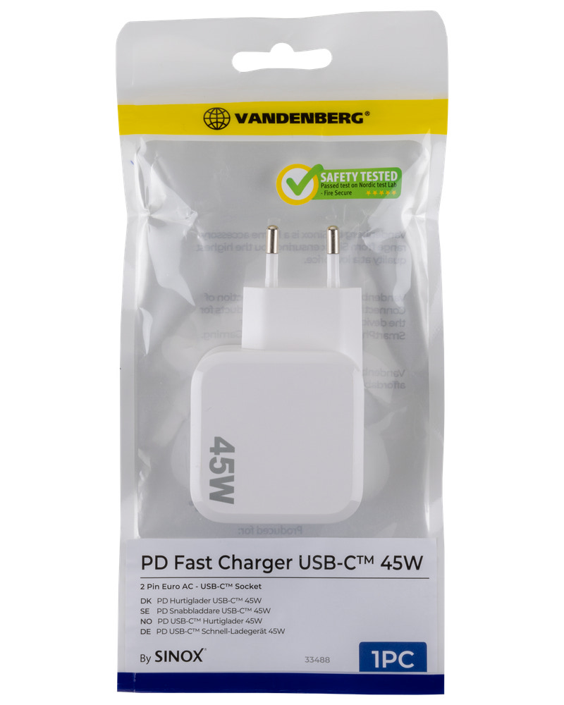 VANDENBERG Oplader USB-C 45 W