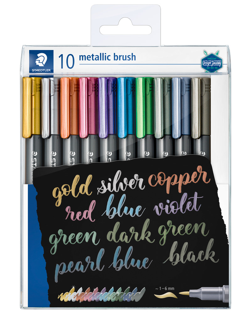 Staedtler Brush metallic 10-pak