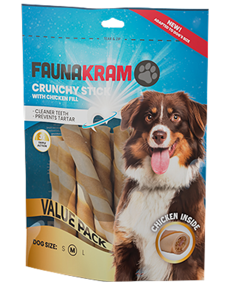 FAUNAKRAM CRUNCHY STICKS 250 G