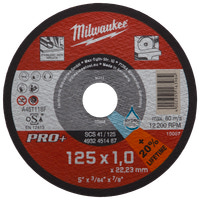 Milwaukee skæreskive Ø125 x 1,0 mm