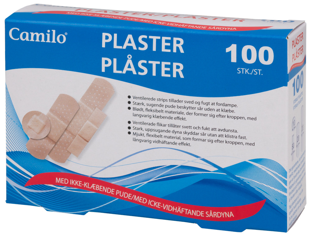 Camilo Plastersæt 4 str. 100 stk.