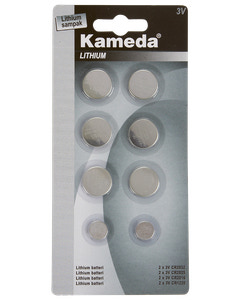 Kameda Lithium batteri - sampak 8 stk.