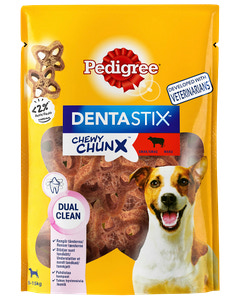 Pedigree DentaStix ChewyChunx Mini oksekød 68 g