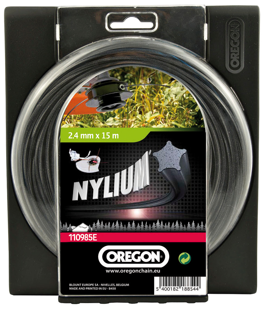 Nylium trimmertråd d2,4mm 15m