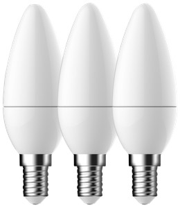 Cosna LED-pære 2,9W E14 C35 3-pak