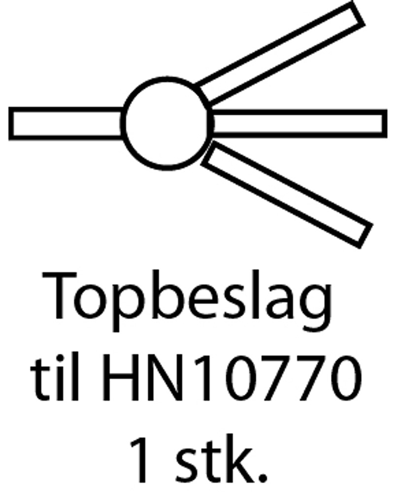 Topbeslag t/havepavillon 10770