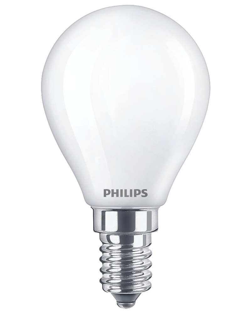 PHILIPS LED klotlampa 5W E14 P45 2-pack