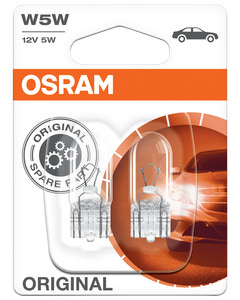 Osram billampa W5W 12V 2 st