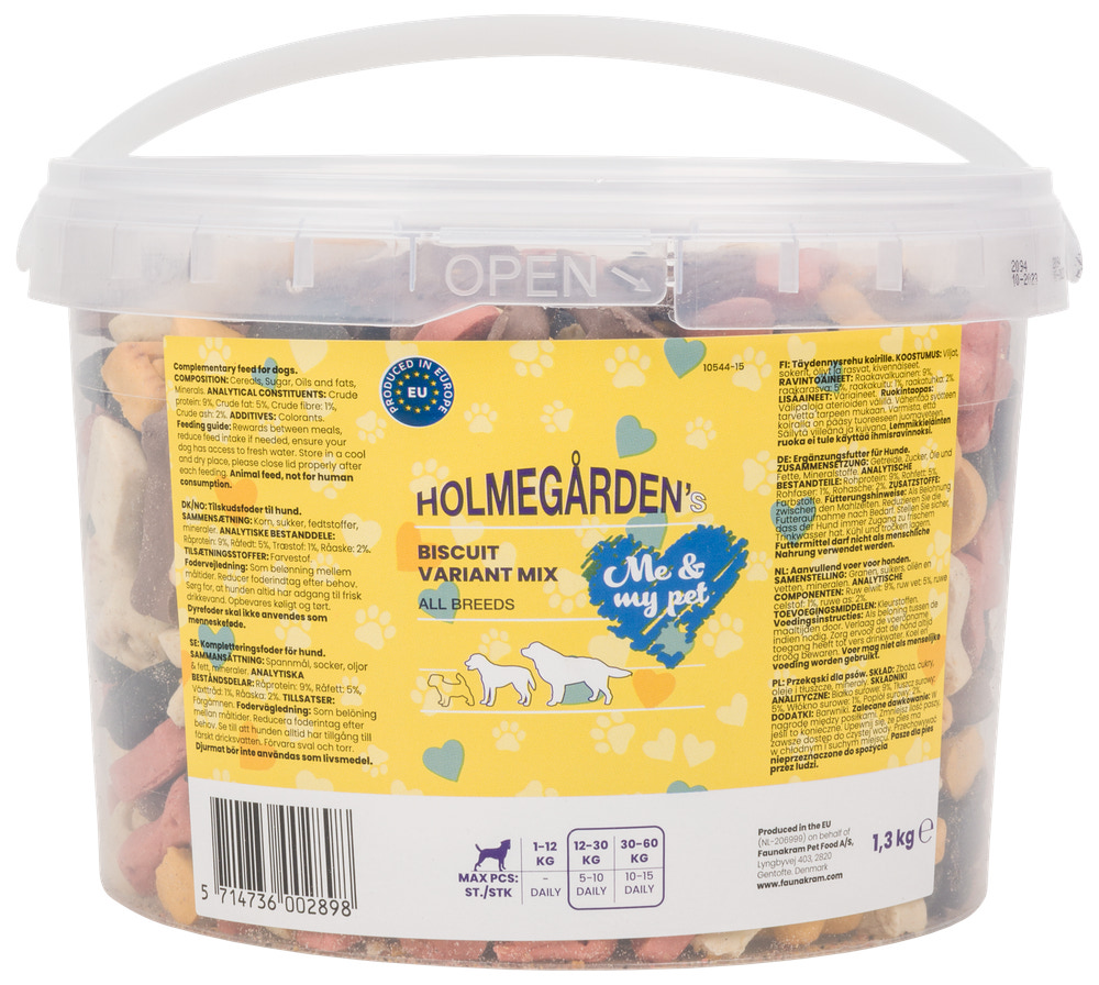 HOLMEGÅRDENS HUNDKEX 1,3 KG