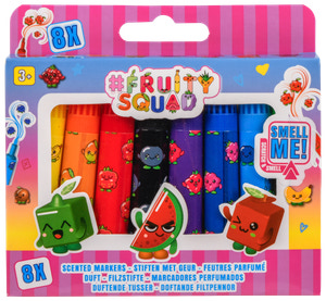 Fruity Squad Tusser med duft 8 stk. - mini