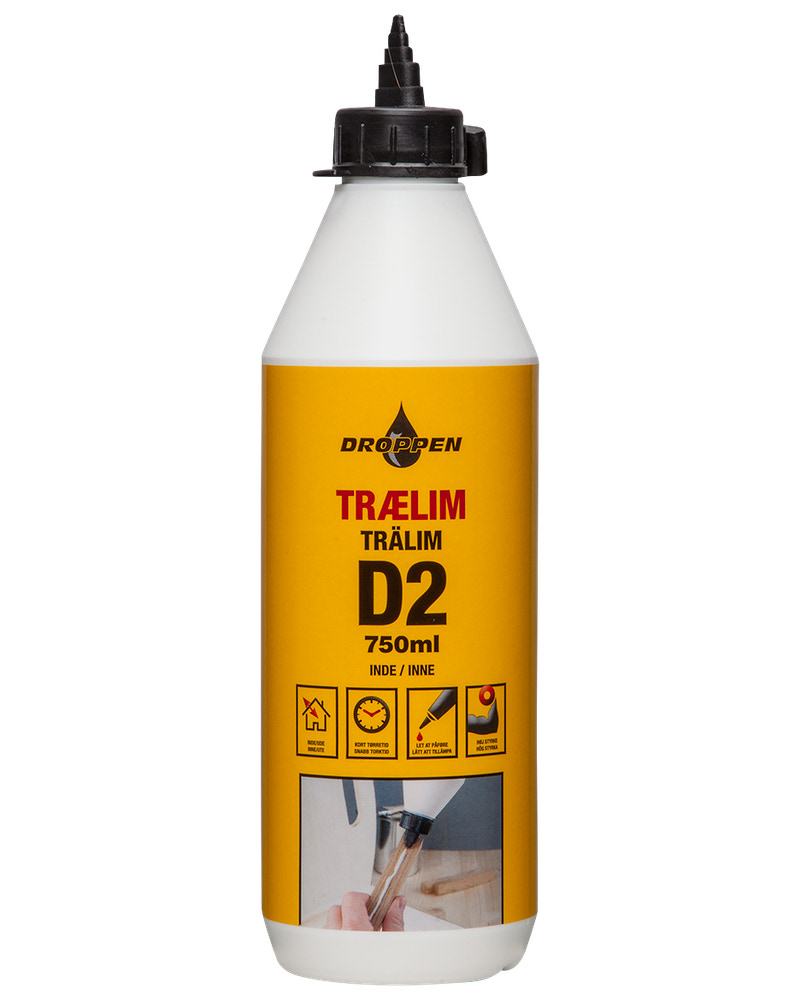 Droppen Trælim D2 inde 750 ml