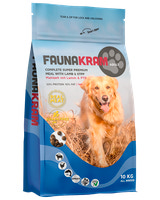 Faunakram Hundefoder lam og kylling voksen 10 kg