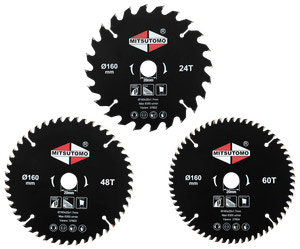 Sågklinga cirkelsåg 160x20 mm 3-pack