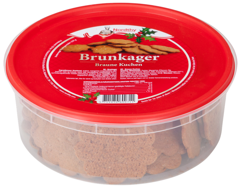 NORDTHY Brunkager - 225 g