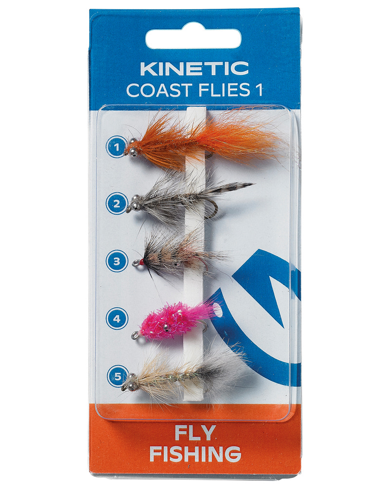 Kinetic coast flies 1 5-pack