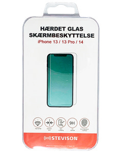 STEVISON Hærdet glas iPhone 13/13Pro og 14