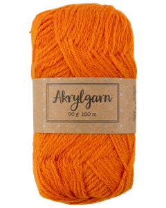 Akrylgarn 50 g orange