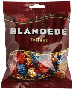 Toms Blandede Toffees 160 g